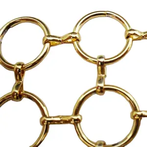Hochwertiges 8mm Edelstahl ketten geflecht/geschweißtes Ringnetz für dekoratives Netz