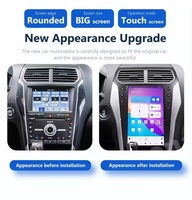 Radio de coche de 128G y 13,6 pulgadas para Ford Mondeo 2013-2021 Android 13 Qualcomm reproductor Multimedia de navegación GPS unidad principal de pantalla táctil