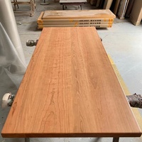 Planche en bois massif de cerisier séché au four, planche en bois de cerisier pour meubles sur mesure et travail du bois