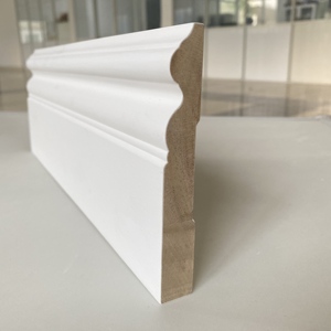 Rodapié de Pino Radiata FJ Pretratado con Gesso, Moderno y Ecológico para Molduras de Rodapié Interior - Product Image 2