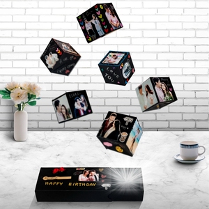 Caja de Explosión de Papel <span class=keywords><strong>para</strong></span> Fiestas, Personalizable, DIY, Caja de Regalo Creativa con Fotos, Álbum de Fotos, <span class=keywords><strong>Cajas</strong></span> Saltarinas Sorpresa - Product Image 2
