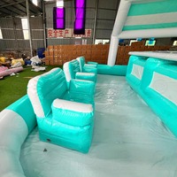 Bars de piscine gonflables pour événements de fête en plein air, bars gonflables en PVC pour piscine, tente avec sièges pour fête dans la cour