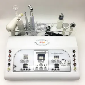 AU-8208 8 trong 1 Microdermabrasion máy trẻ hóa da đen đầu Remover