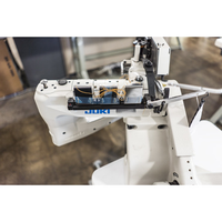 Machine à coudre industrielle Jukis MS-3580 à 3 aiguilles, point de chaînette double, alimentation par le bras