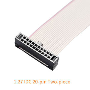 Câble plat IDC 1,27 mm de pas, 20 broches, gris, avec faisceau de câbles assemblé - Product Image 4