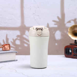 Outdoor Portable Stainless Steel Vacuum Flask with Double <b>Straw</b> Leak-Proof & Large Capacity for Business Office Coffee Use - Product Image 3