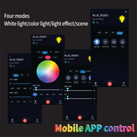 200W RGB LED photographie vidéo lumière 2800-6800K scène d'éclairage flux en direct Studio lumière avec contrôle d'application