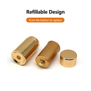 Hộp đựng son khử mùi/kem chống nắng dạng thỏi kim loại hợp kim kẽm, thân xoay, có thể tái sử dụng, thân thiện với môi trường, có thể tái chế, trọng lượng 30g/50g - Product Image 3