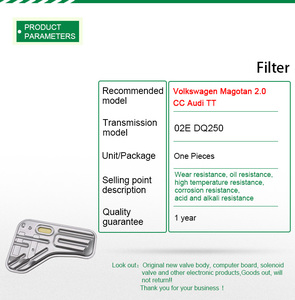 Nouveau <span class=keywords><strong>filtre</strong></span> de transmission 02E DQ250 pour accessoires Volkswagen, <span class=keywords><strong>filtre</strong></span> à huile, pièces de véhicule, accessoires, <span class=keywords><strong>filtre</strong></span> à huile de voiture 02E325429D - Product Image 5