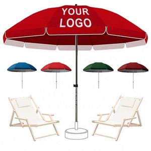 Hot Sale Home Courtyard Outdoor Patio Umbrella Custom Logo UV protection Umbrella for Promotional Ltem Parasol - Product Image 1