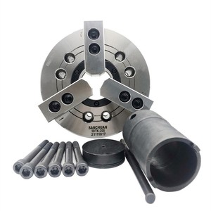 Sanchuan 6810 Inch Hollow Large Diameter Hydraulic Three Jaw <b>Chuck</b> 7.7.30 Taper 168mm Clamping Range For <b>Lathe</b> - Product Image 3