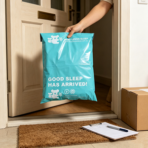 Custom Logo Printed Poly Mailer Bags Teal Green Shipping Bags <b>Waterproof</b> Self‑Seal Courier Envelopes for Baby Garment Boutique - Product Image 5