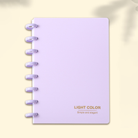 Carnet à spirales de couleur unie, personnalisable avec logo, vente en gros d'usine pour étudiants