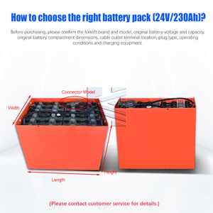 Batería de Tracción 2PZS230 24V 230Ah para Transpaleta |   Soluciones de Baterías Personalizadas |   Compatible con OEM - Product Image 3