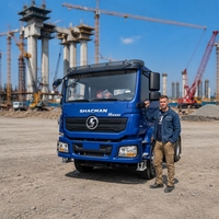 Camion tracteur SHACMAN d'occasion 6x4 remis à neuf, tracteur routier 375 CV, style Caterpillar, usage intensif