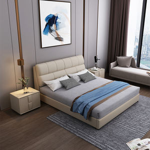 <span class=keywords><strong>Lit</strong></span> double king/queen size en cuir, design moderne, confortable, avec rangement et tiroirs, <span class=keywords><strong>lit</strong></span> double - Product Image 2