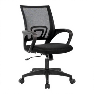 Factory Direct Wholesale Hot Selling <b>Black</b> Mesh Office <b>Chair</b> -Adjustable Modern Design Fabric Seat Steel Living Room Outdoor - Product Image 4