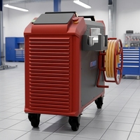 Nouvelle machine de nettoyage au laser à fibre portable haute puissance pour surfaces en aluminium, acier inoxydable et pierre - Utilisation industrielle, haute sécurité