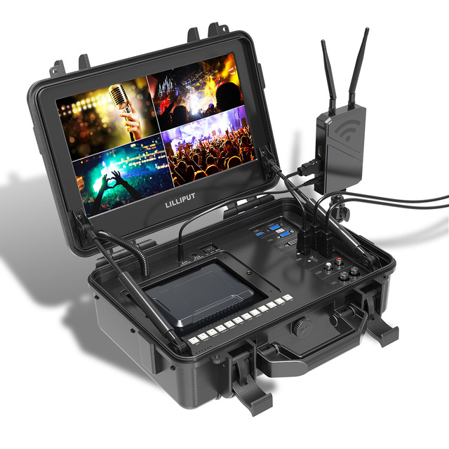 LILLIPUT Multiview 12.5" Portable UHD 4K 3G SDI HDMI Quad Split Broadcast Director's Monitor