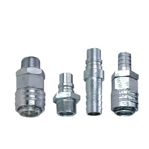 QKD-Z single-hand semi-automatic pneumatic quick coupling Quick Connect Hydraulic Air Hose Coupler