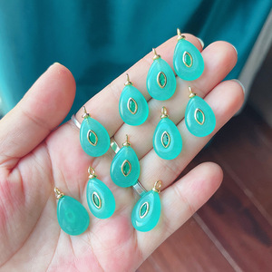 Ciondolo in <span class=keywords><strong>Pietra</strong></span> Semi-<span class=keywords><strong>Preziosa</strong></span> Stile Europeo-Americano, Agata per Bambini con Ametista, Turchese e Colori Rosso e Nero - Product Image 3