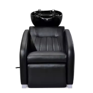 Chaise de shampooing inclinable réglage des pieds électrique lit de shampooing de <span class=keywords><strong>coiffeur</strong></span> réservoir d'eau bol de shampooing - Product Image 2