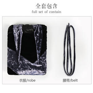 Costume de sorcier, prêtre, robe de sorcier sombre, robe de moine, costume religieux de parrain, costume de sorcier, démon, sorcière, cosplay d'Halloween pour hommes adultes - Product Image 2