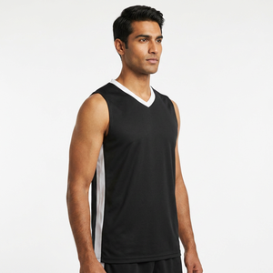 Camisetas de Baloncesto con Logotipo Personalizado 2026 para Adultos, Color Negro, Nuevo Estilo, Tejido de Poliéster, Servicio OEM - Product Image 1