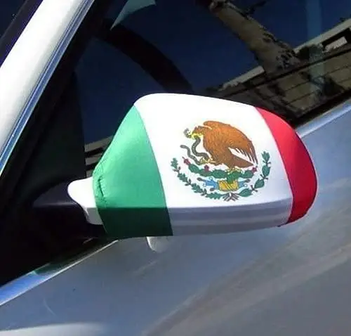 車と小さなメキシコのミラーフラグのためのメキシコの旗サイドビューミラーカバー