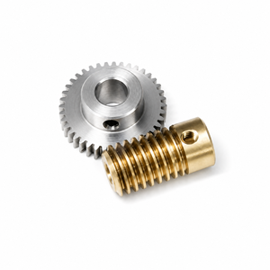 Módulo de 0.5, Engranaje Helicoidal y Juego de Tornillos Sin Fin, Relación 1:40, Diámetro Interior de 6mm, Acero al Carbono, Piezas de Reducción de Engranajes Helicoidales, Mecanizado Personalizado - Product Image 1