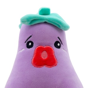 Produits les plus vendus sur <span class=keywords><strong>Amazon</strong></span> 2021, jouet adorable en forme d'aubergine en PET recyclé de qualité supérieure - Product Image 2