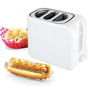 Fits 2 Regular or Extra Plump For Burger Bun Adjustable 5 Setting Hot Dogs on a Stick Retro Pop Up HotDog Toaster