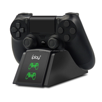 Vente en gros Station d'accueil à double support de charge sans fil pour manette de jeu PS4 Slim Pro Station de charge double Autres accessoires de jeu