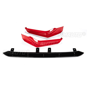 สปอยเลอร์กันชนหน้าสีขาว/แดง/น้ำเงิน ชุดแต่งกันชนหน้า สำหรับ Honda Civic FE180 ปี 2022-2023 - Product Image 4