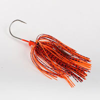 FISHINGFANS 10g 14g Chatterbait Leurre Gabarit à lames Buzz Appât Tête de poisson Chatter Appât Silicone Plinthe Leurres Bass Jigs Spinnerbait