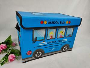 Caja de Almacenamiento Impermeable de Tela No Tejida, Caja de Almacenamiento Plegable con Estampado de Dibujos Animados y Asas - Product Image 5