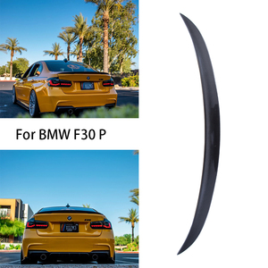 For 3 Series F30/M3 F80 Sedan P Style Carbon Fiber <b>Rear</b> <b>Spoiler</b> Trunk Wing 2011-2019 - Product Image 2