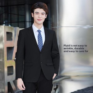 Nuova Collezione Autunnale: Completo Formale Unisex Professionale, Abbigliamento da <span class=keywords><strong>Lavoro</strong></span> Invernale, Tailleur con Logo per Ufficio e Banca - Product Image 2