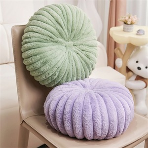 Oreiller <span class=keywords><strong>rond</strong></span> de taille de citrouille canapé de salon roues à volants futon oreiller et <span class=keywords><strong>coussin</strong></span> - Product Image 4