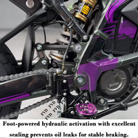 Support de montage double étrier pour rotor de 240 mm pour Surron Light Bee Ultra LBX E Ride Pro Talaria Ultra Bee, ensemble de freins à pied