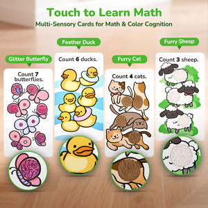 Joycat Carte Flash Éducative Montessori Apprentissage Nombre Cartes Flash Cartes Cognitives pour Enfants - Product Image 2