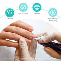 HYTOOS 2mm Mini bourgeon diamant forets à ongles russe cuticules ongles sécurité professionnelle sous les ongles peau morte nettoyant outils