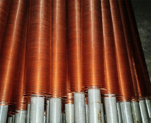Tubi di <span class=keywords><strong>rame</strong></span> alettato prezzo a buon mercato scambiatore di calore uso tubi d'onda interno ed esterno filettato scambiatore di calore tubi 3*0.05mm - Product Image 2