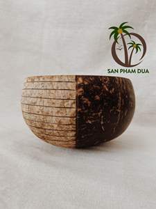 โคโค่ Eco แบรนด์ที่ถูกที่สุดขายส่งโลโก้ที่กำหนดเองกะลามะพร้าวชามขายส่งจากเวียดนามกะลาชามสลัด - Product Image 6