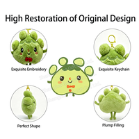 Jouets en peluche personnalisés 10 cm, porte-clés en peluche mignons, haute qualité, OEM ODM, rembourrage en coton PP