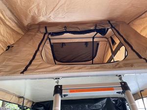 Tente <span class=keywords><strong>de</strong></span> <span class=keywords><strong>toit</strong></span> en toile, partie supérieure pour <span class=keywords><strong>voiture</strong></span>, pour 2 à 3 personnes, nouveau design, tente <span class=keywords><strong>de</strong></span> remorque étanche - Product Image 5