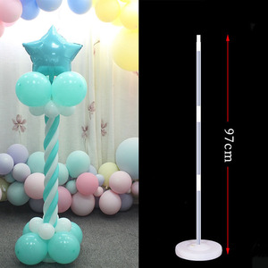 Balloon Stand Stick Balloon Column Holder Stand pole Wedding Birthday Party Decorations Baby Shower Balloon Ballon accessories