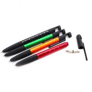 Multi-functional Plastic <b>Ballpoint</b> <b>Pen</b> with Scale Can Be Touched - Product Image 5
