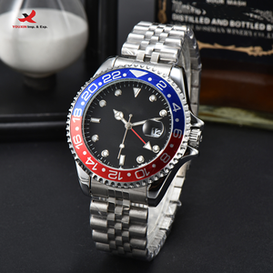 Reloj de Pulsera Automático para Hombre, Resistente al Agua, de Marca de Lujo, con Mecanismo GMT, Descuento por Compra Mixta de Alta Calidad - Product Image 1