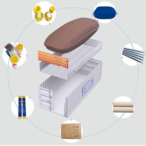 24000Lフレキシタンク食品グレードフレキシバッグ、フレキシブルタンク、フレキシバッグ、バルクオリーブオイル、ジュース、ワイン輸送用、20フィートコンテナ対応 - Product Image 2